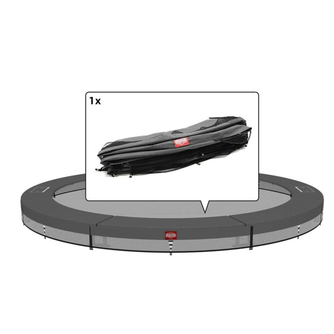 Trampoline Berg Favorit Inground 380 - bordure de protection verte