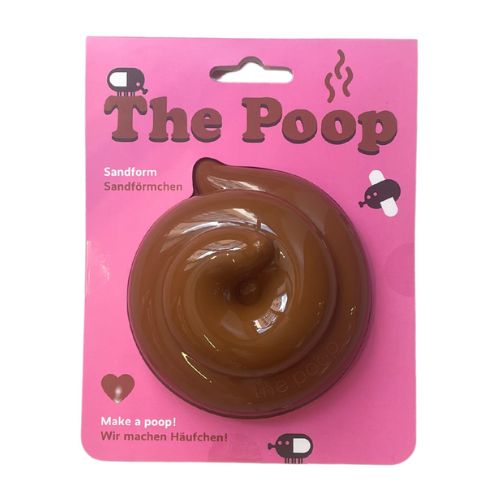 Neue Freunde Moule à sable The Poop marron