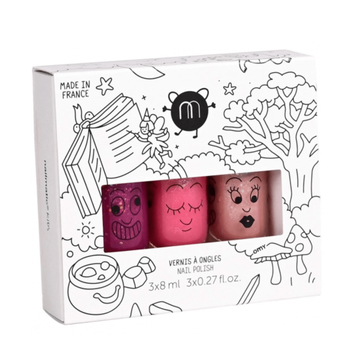 Nailmatic nagellak set Magic Forest 3 kleuren