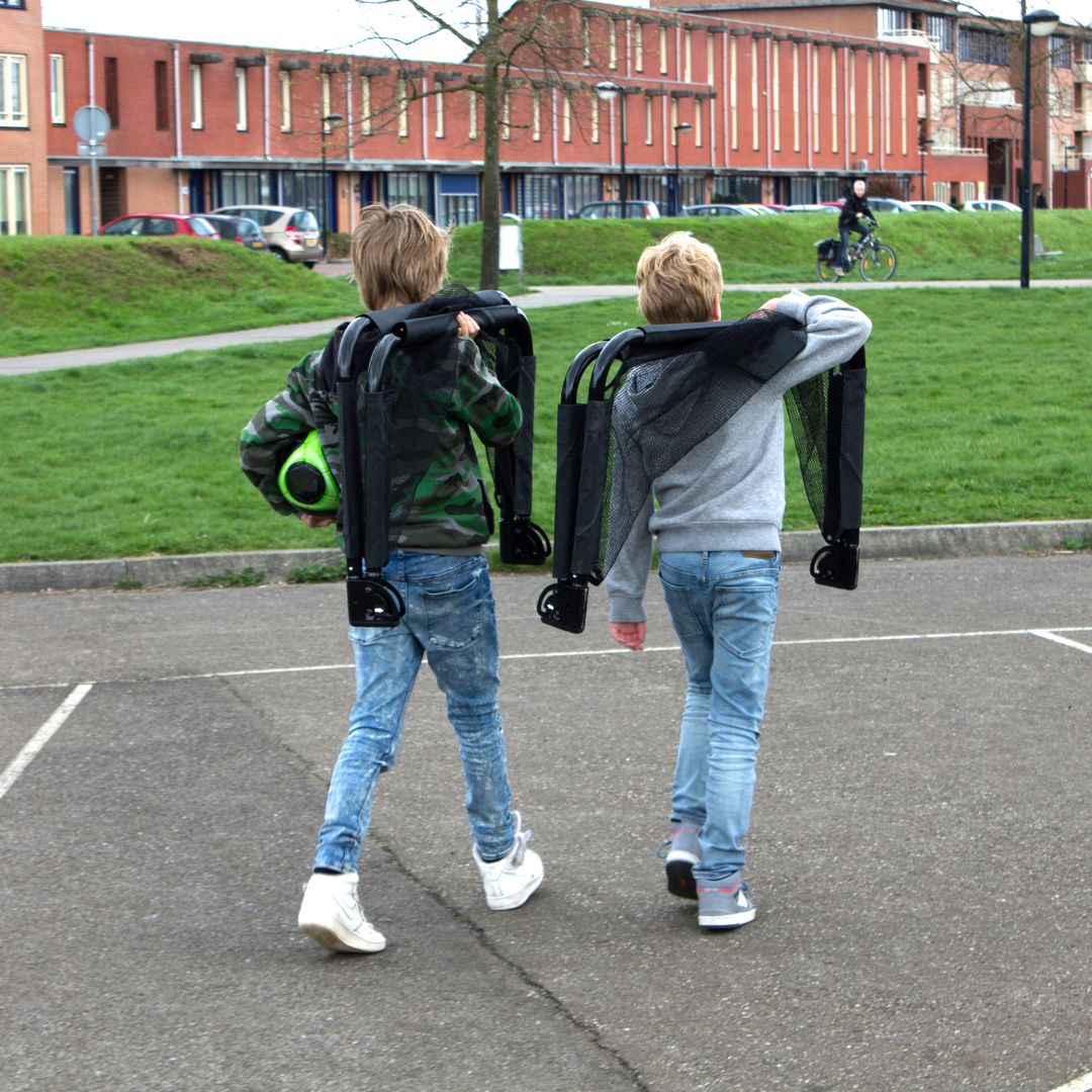 Exit Set of 2 steel football goals Pico 90x60cm