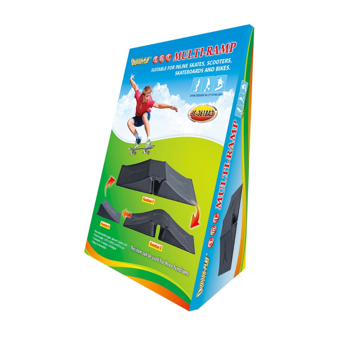 Megaform Multirampe pour skate et vélo