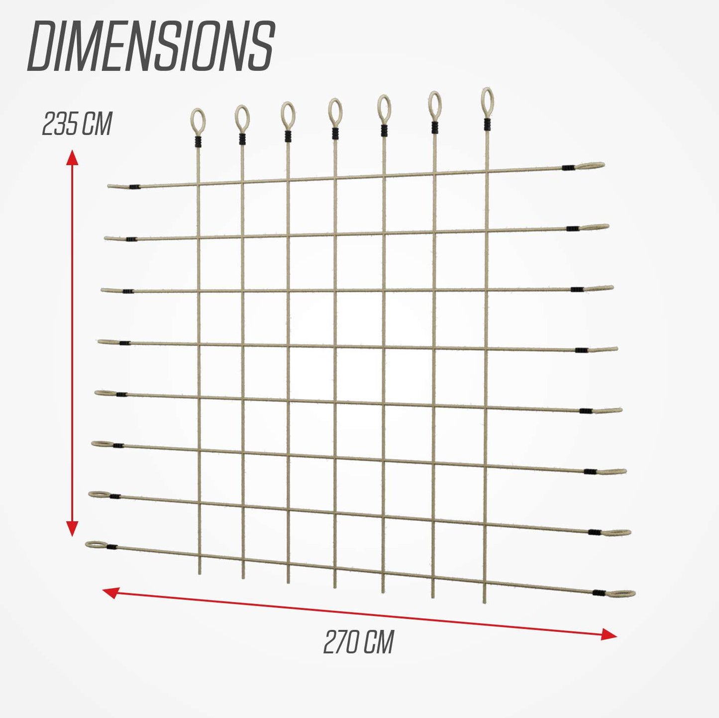 Filet d'escalade BERG PlayBase M
