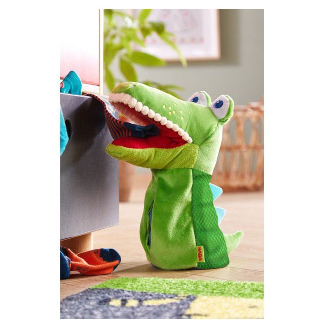 Marionnette à main HABA Crocodile