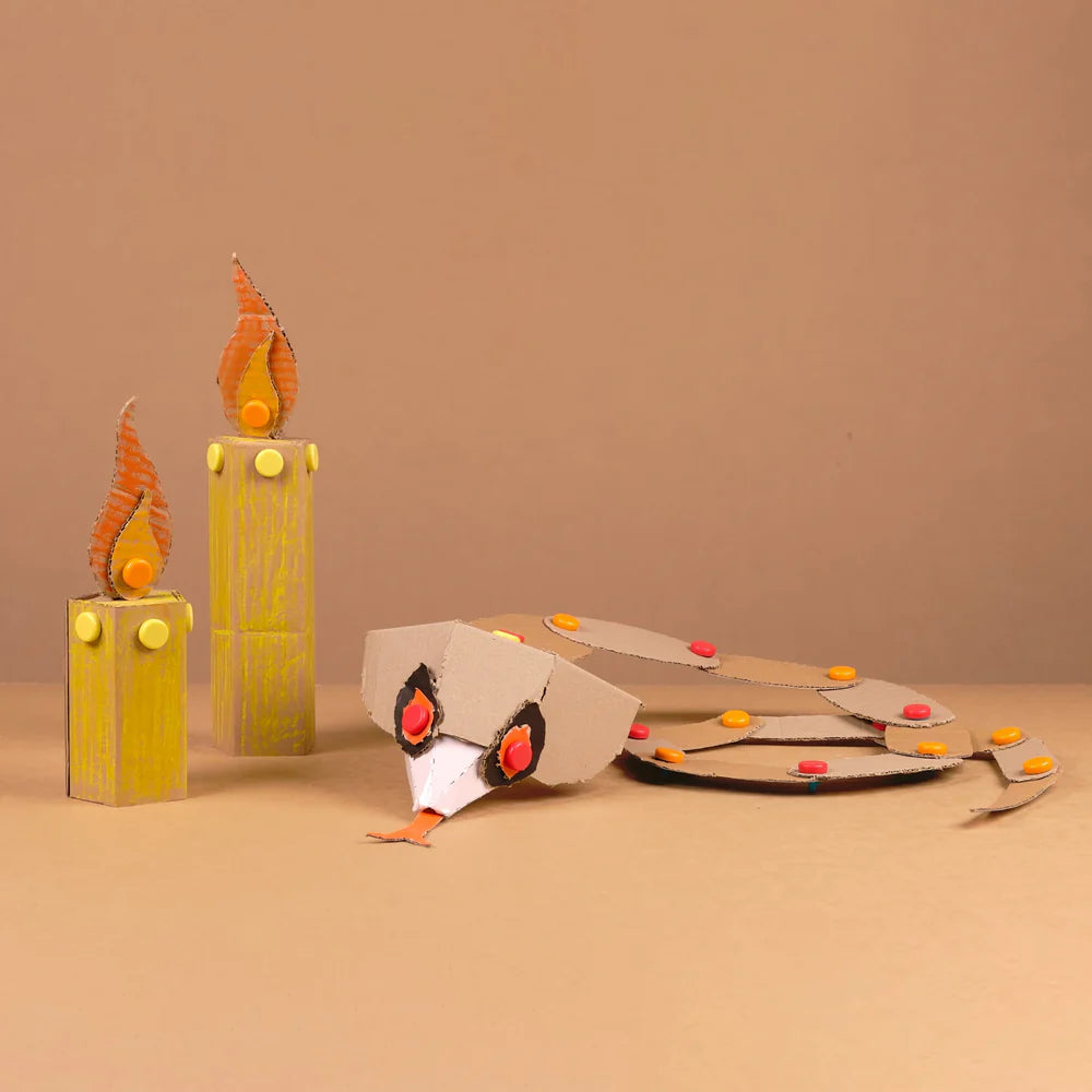 Makedo Scru-Dot Summer Daze - geel/oranje/rood