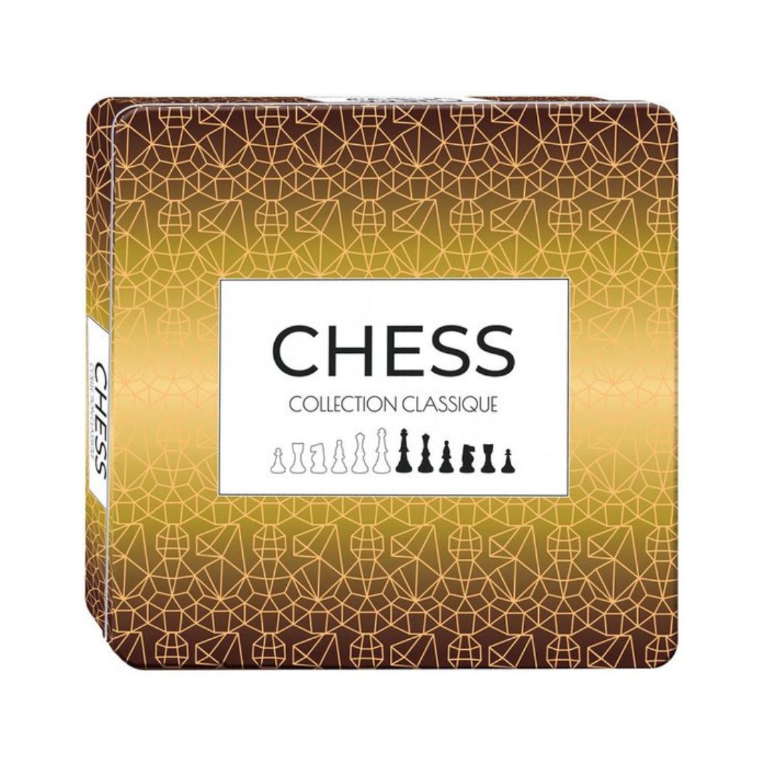 Tactic klassiek schaakspel - hout 30x30cm