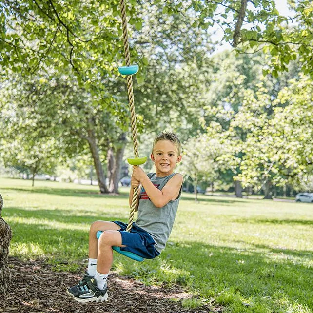 Trelines LED climbing rope and swing