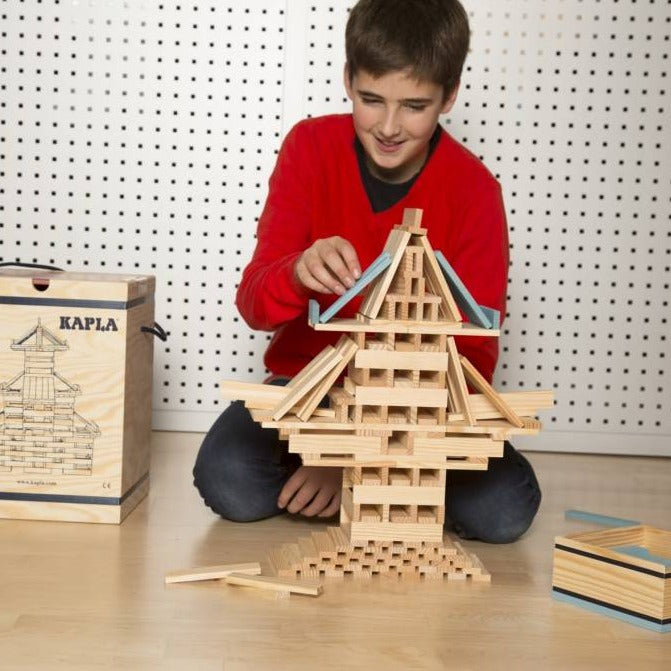 Coffret en bois de 280 planches Kapla