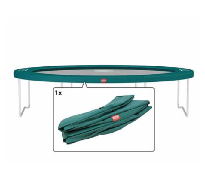 Berg Trampoline Favorit Regular 430 - beschermrand groen