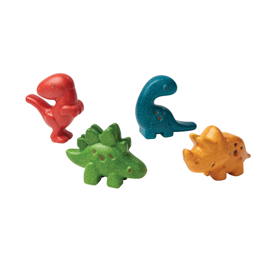 Ensemble de dinosaures Plan Toys (4 pièces)
