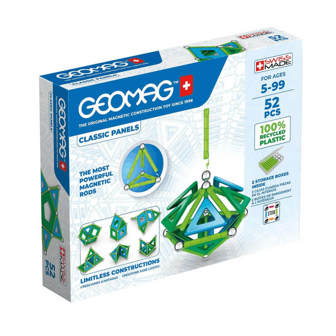 Geomag Classic Panels Green Line 52-piece