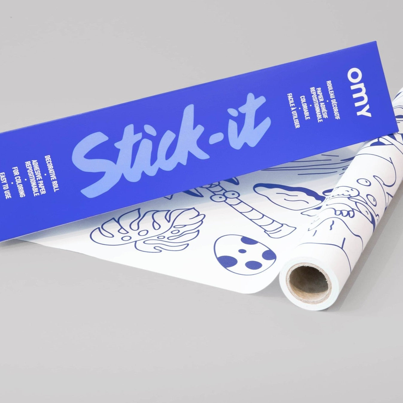 OMY Stick-it roll dino's