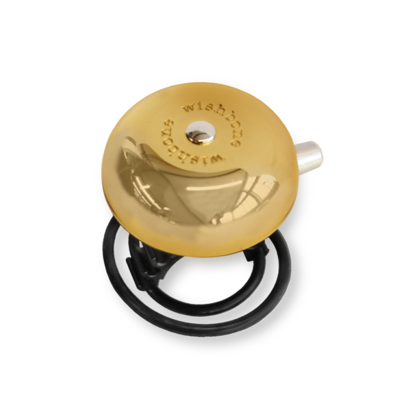 Wishbone Bicycle Bell Gold