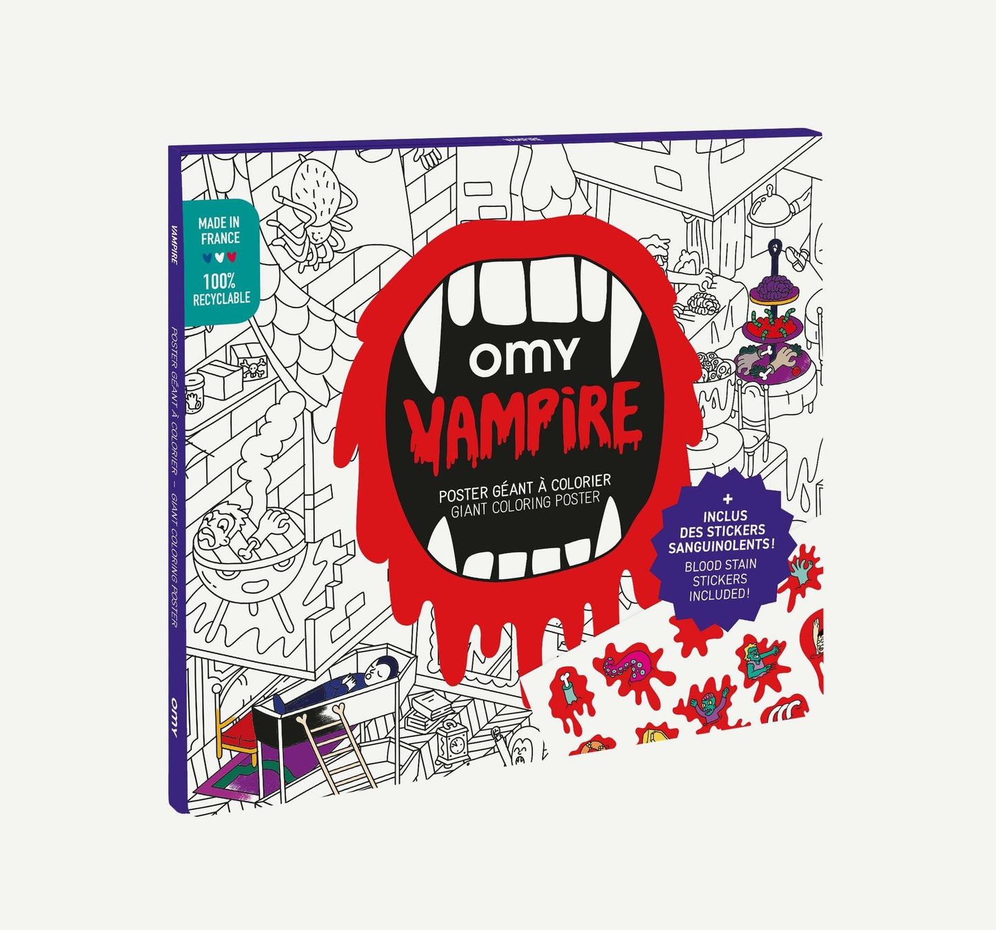 OMY Coloring Poster Vampire