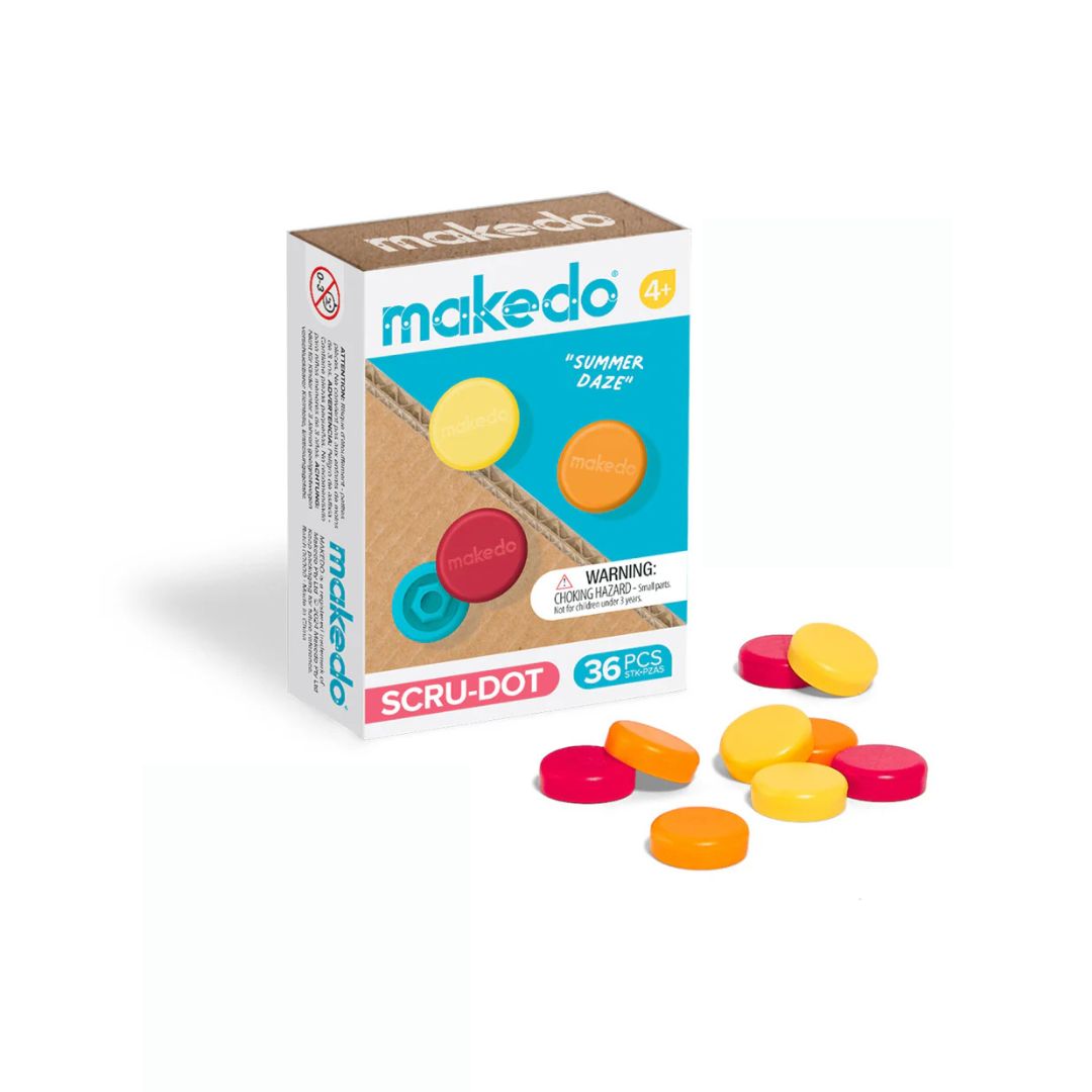 Makedo Scru-Dot Summer Daze - geel/oranje/rood