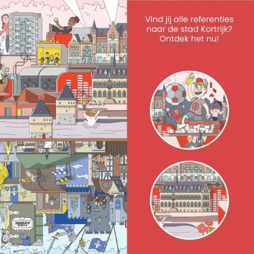 Kortrijk puzzel - 1000 stukjes