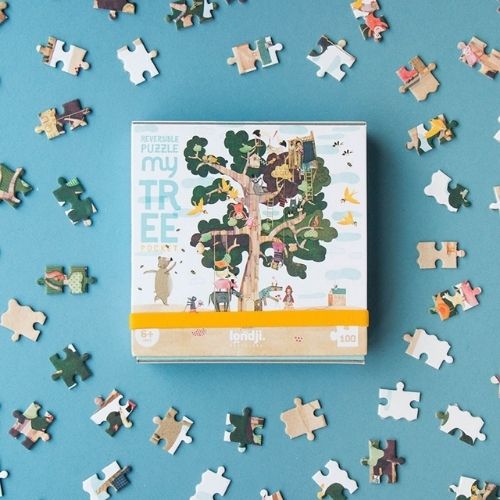 Londji Omkeerbare Boompuzzel Zakformaat