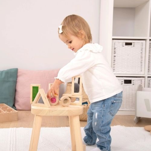Tickit Blocs de Construction en Bois avec Gemmes
