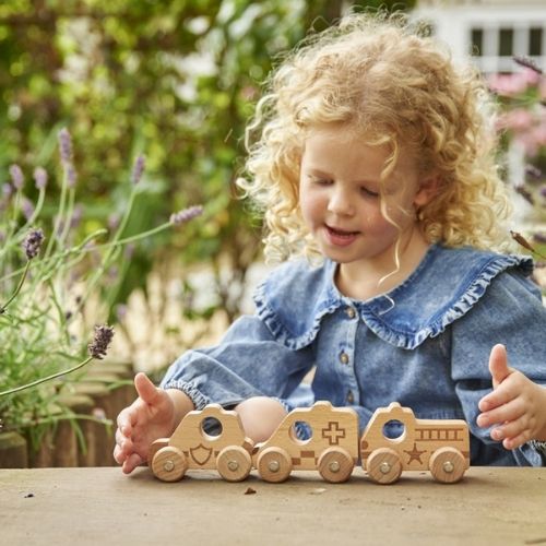 Tickit houten voertuigen hulpdiensten