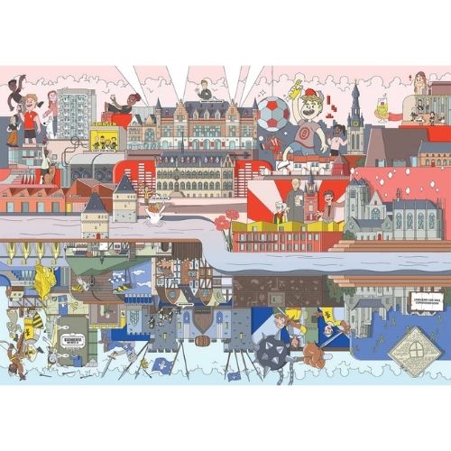 Kortrijk puzzel - 1000 stukjes