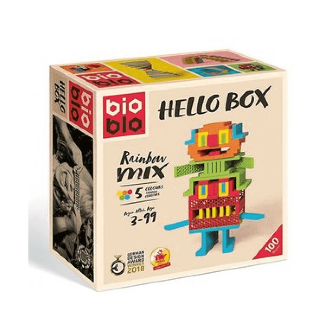 BioBlo Hello Box Rainbow 100 plankjes