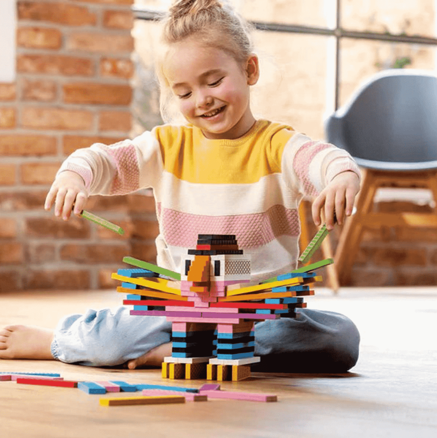 BioBlo Hello Box Rainbow 100 plankjes