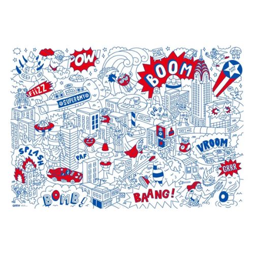 OMY Coloring Poster Superhero