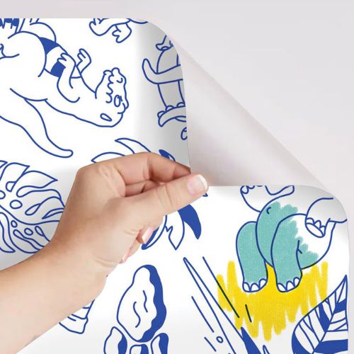 OMY Stick-it roll dinos
