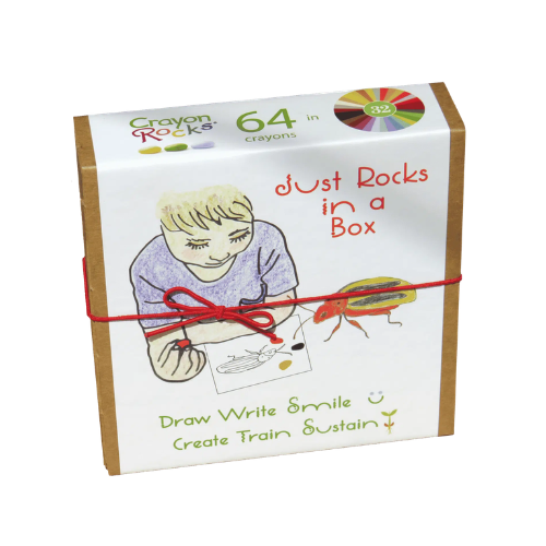 Crayons de cire de soja Crayon Rocks (boîte de 32 couleurs x 2 pièces)