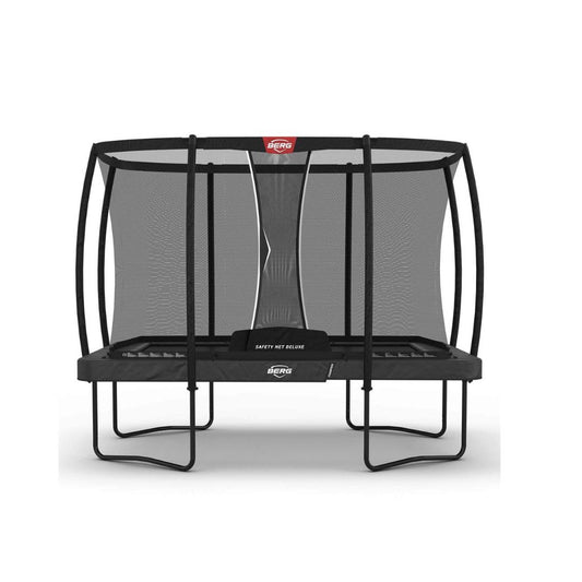 BERG Ultim Champion Regular 330 grijs + veiligheidsnet Deluxe