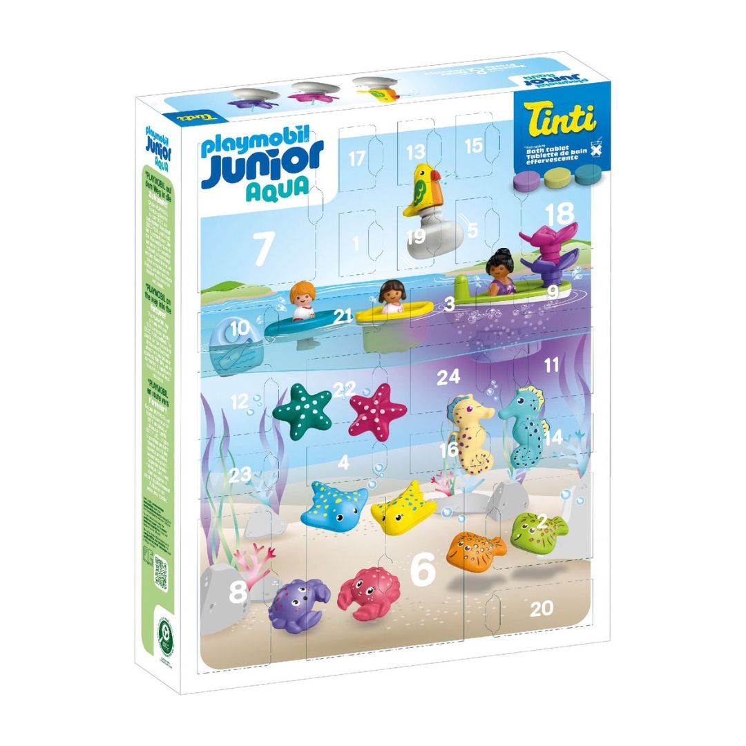 Calendrier de l'Avent Playmobil 1.2.3 Aqua plein de plaisir pour le bain
