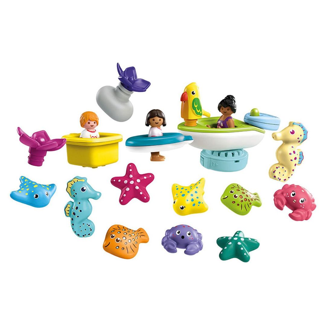 Calendrier de l'Avent Playmobil 1.2.3 Aqua plein de plaisir pour le bain