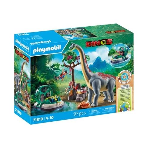 Playmobil Brachiosaurus met hovercraft