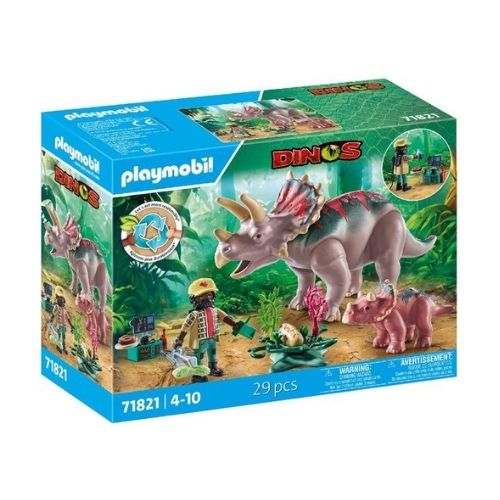 Playmobil Triceratops met familie