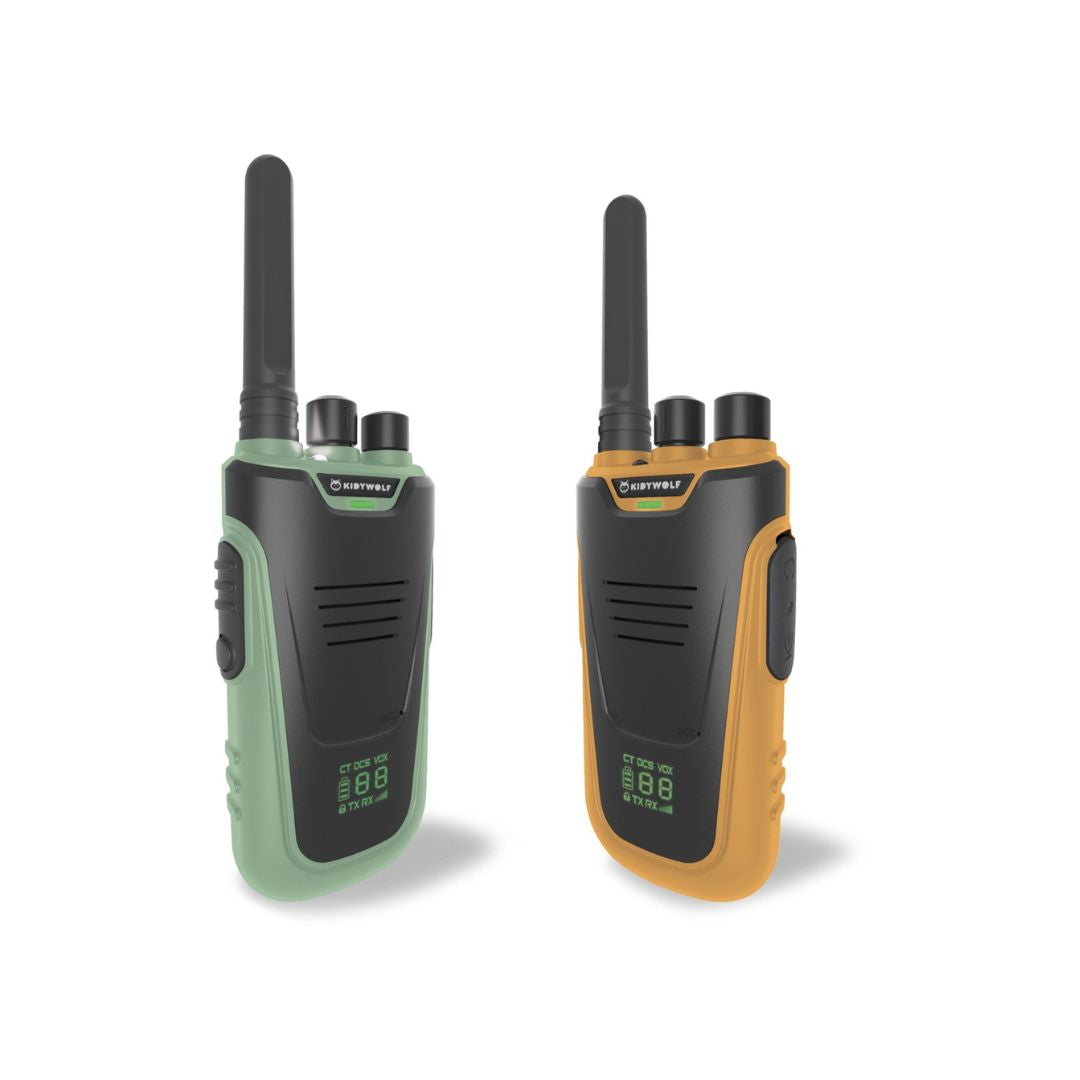Kidywolf Kidytalk Walkie talkies groen-oranje