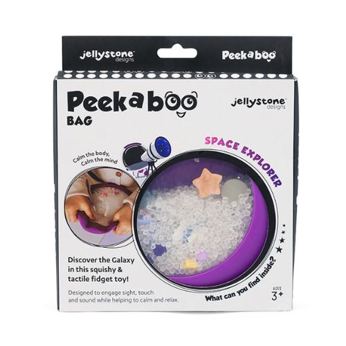 Jellystone Peekaboo Ruimte sensory bag
