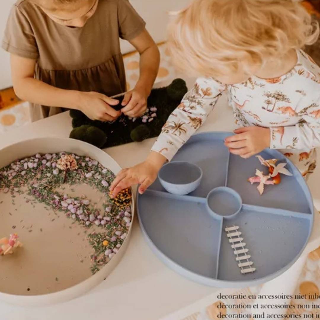 Jellystone sensorische speeltray blauw 2-in-1