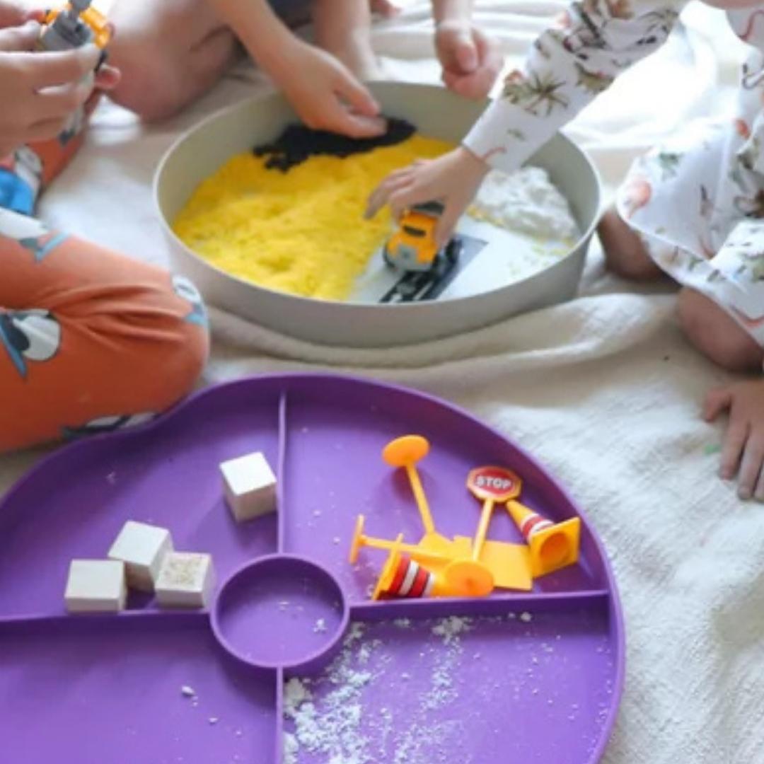 Jellystone sensorische speeltray lila 2-in-1