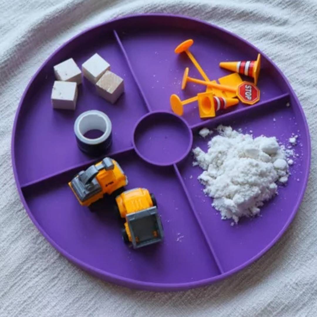 Jellystone sensorische speeltray lila 2-in-1