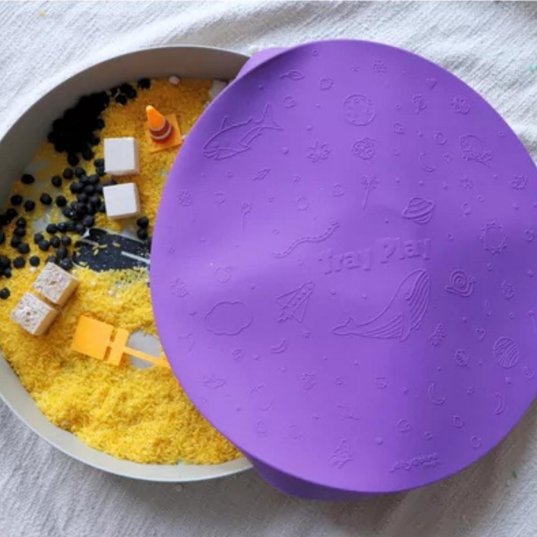 Jellystone sensorische speeltray lila 2-in-1