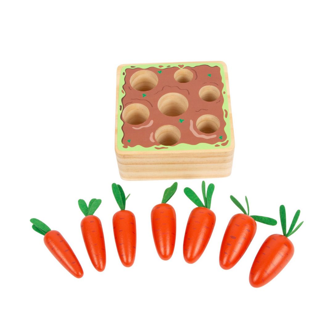 Small Foot Vormenspel houten wortels