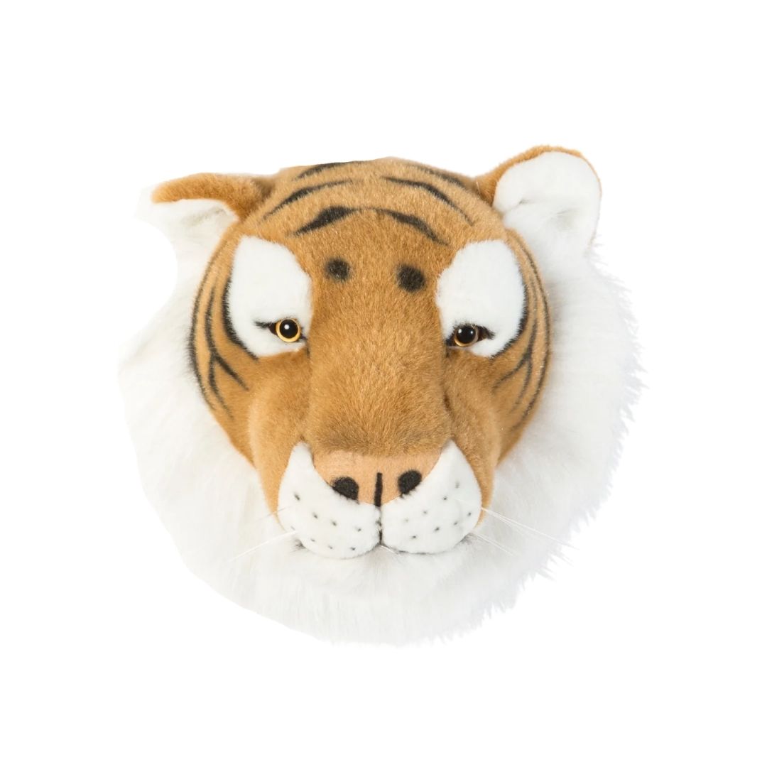 Wild and Soft Pluche Dierenkop Tijger Felix