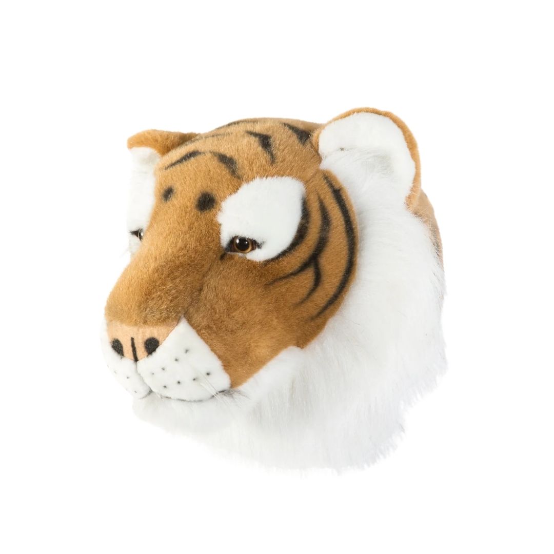 Wild and Soft Pluche Dierenkop Tijger Felix
