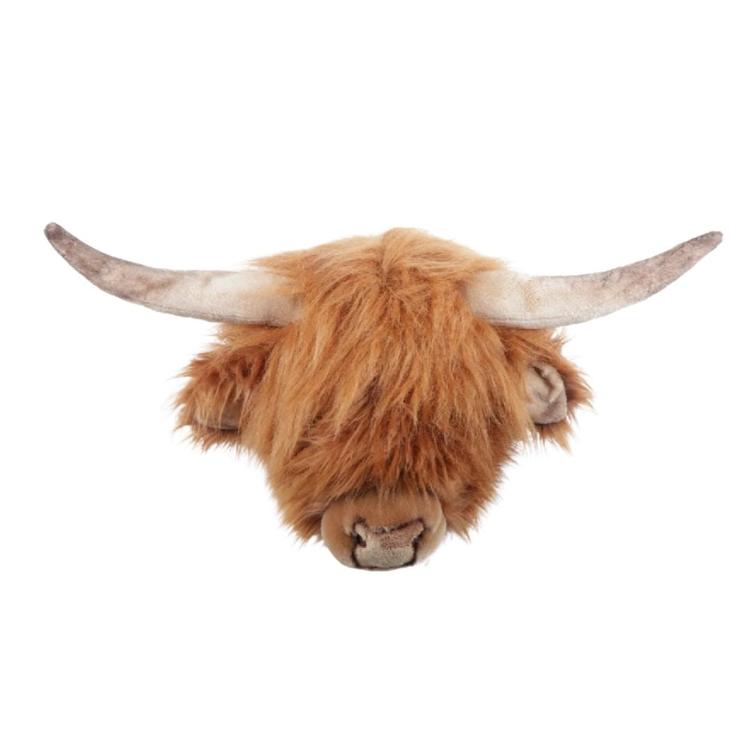 Wild and Soft Pluche Dierenkop Highlander koe Nicolas