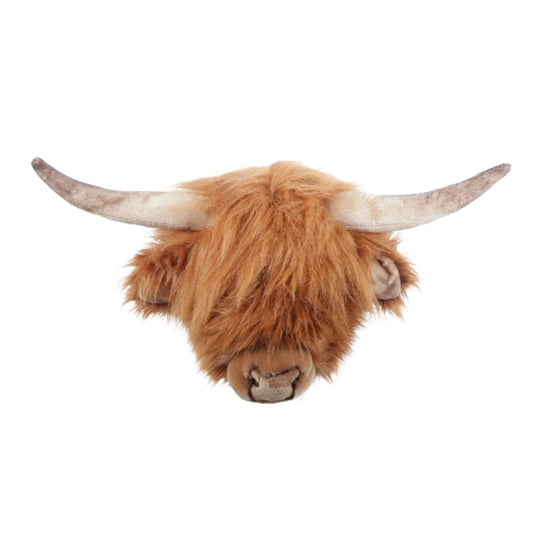 Wild and Soft Pluche Dierenkop Highlander koe Nicolas