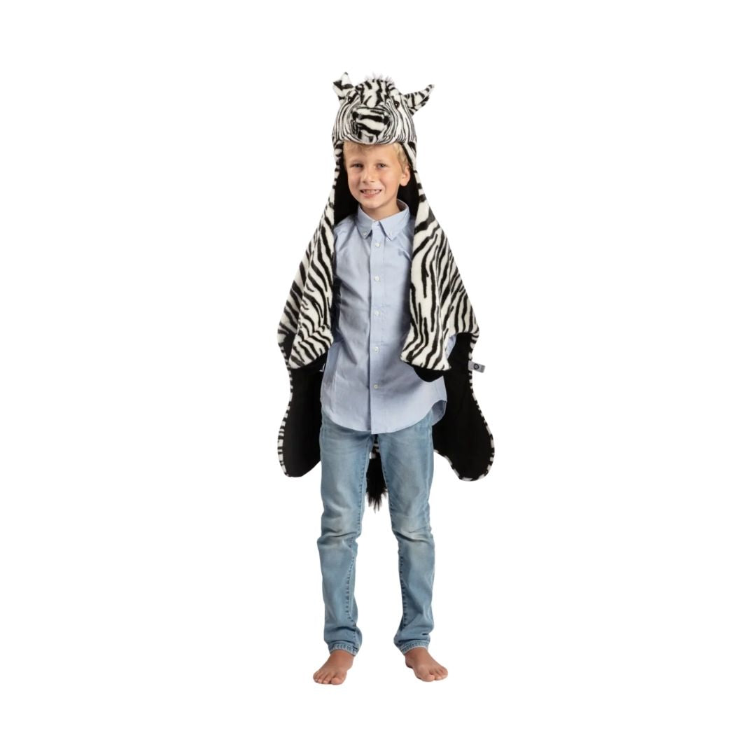 Wild and Soft Verkleedcape Zebra