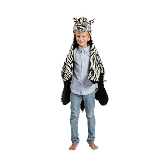 Wild and Soft Verkleedcape Zebra