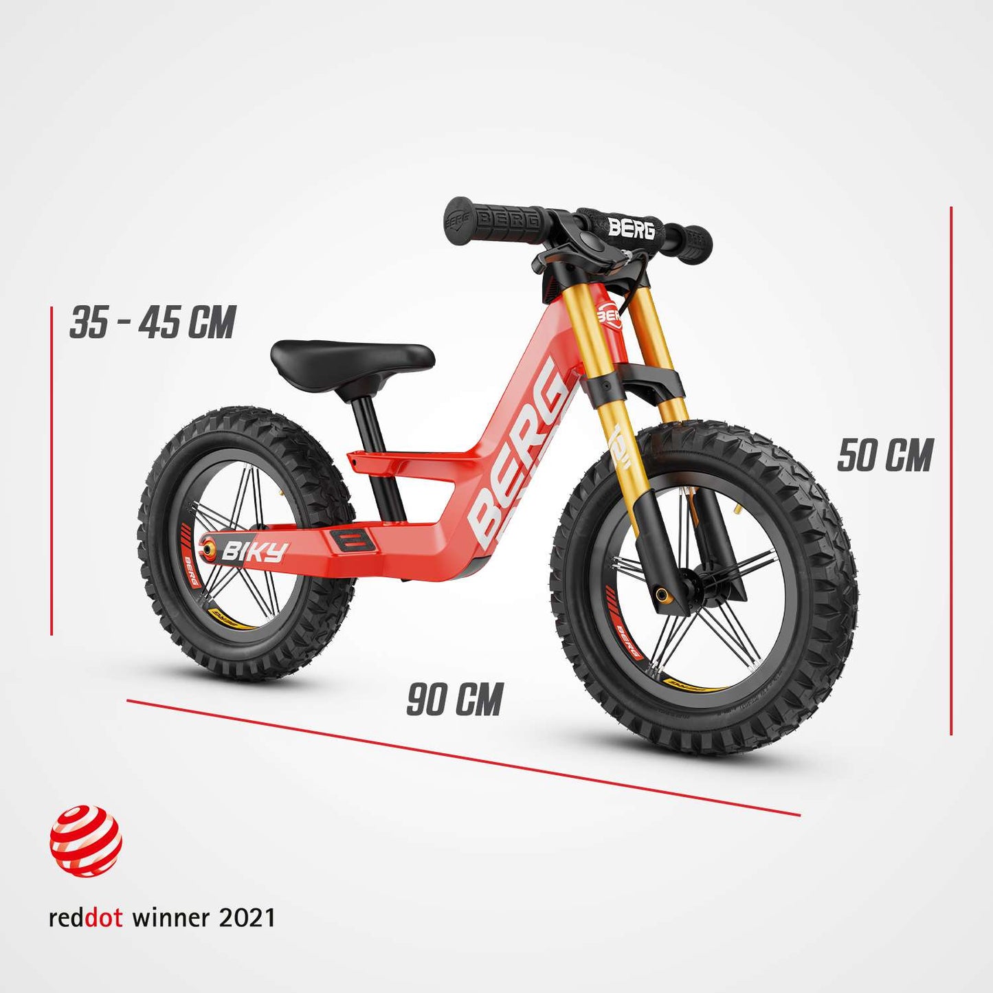 BERG Biky Cross Red handbrake