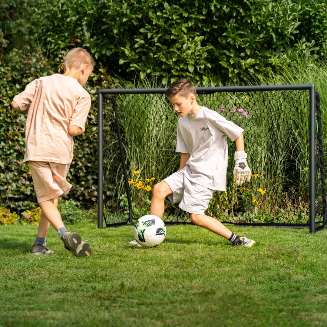 EXIT Scala aluminium voetbaldoel zwart 180x120cm