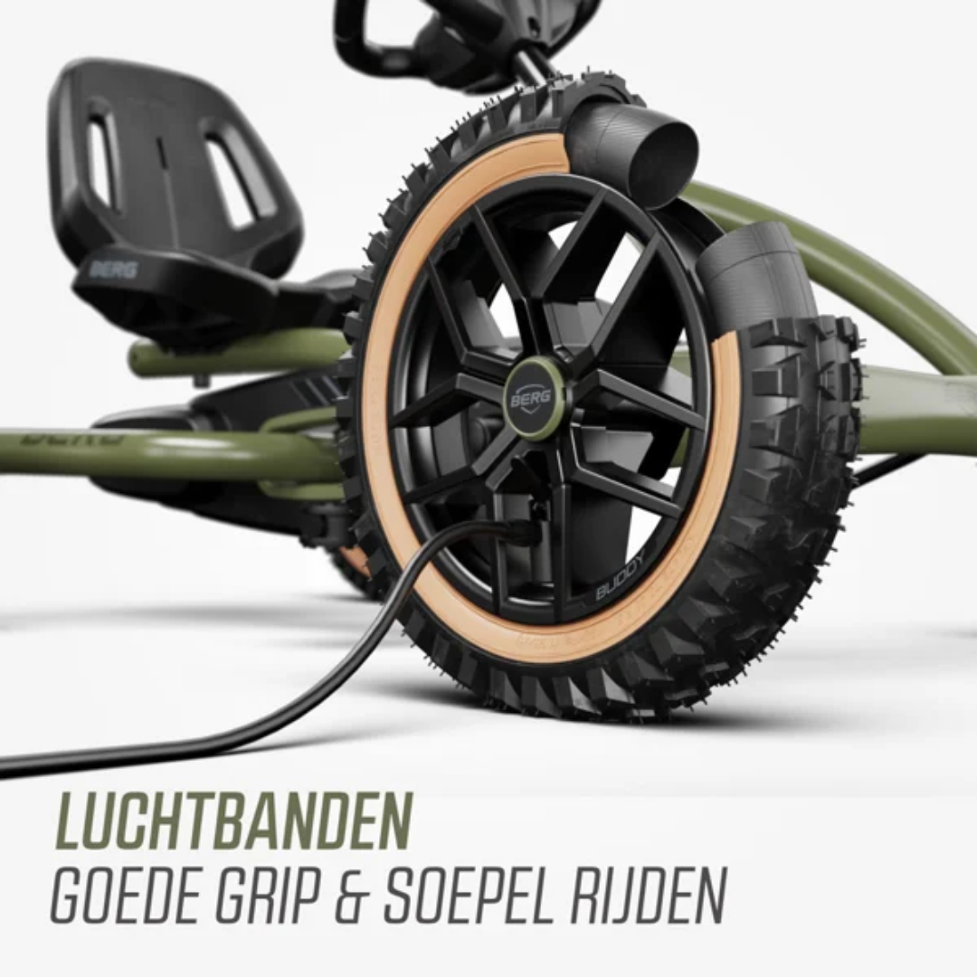 BERG Buddy Trail Green + handbrake