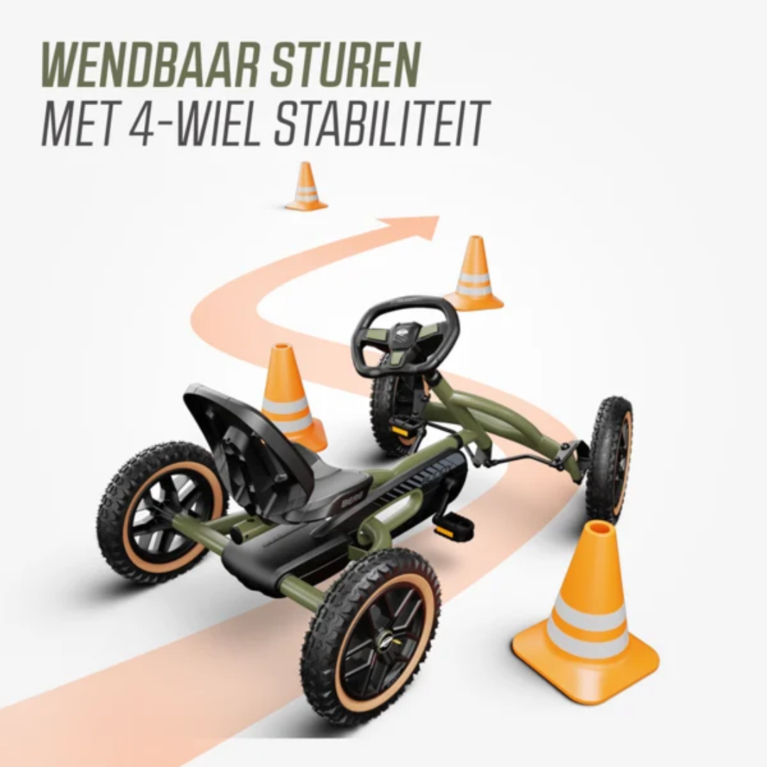 BERG Buddy Trail Green + handbrake